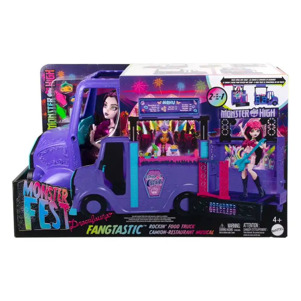 Monster High Set de Joacă Camion de Mâncare Grozav Rockin' poza produsului