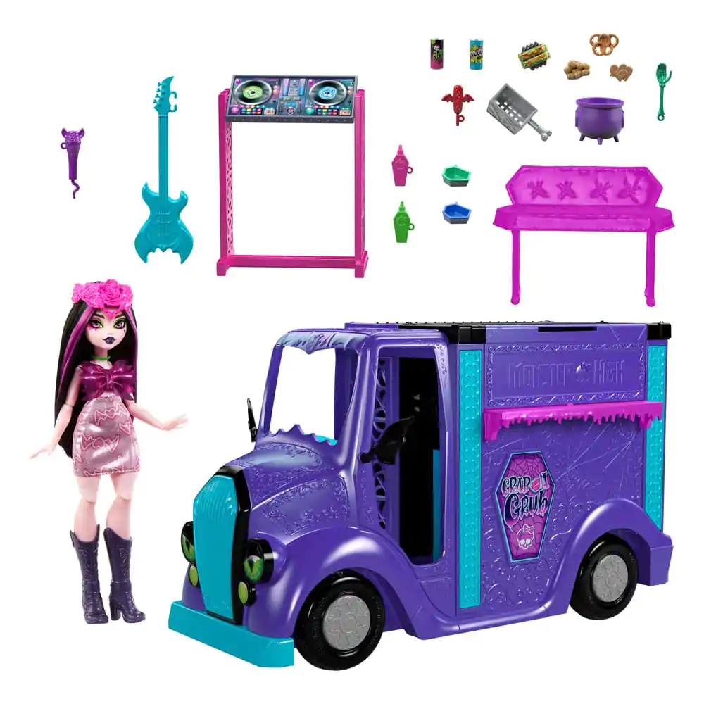 Monster High Set de Joacă Camion de Mâncare Grozav Rockin' poza produsului