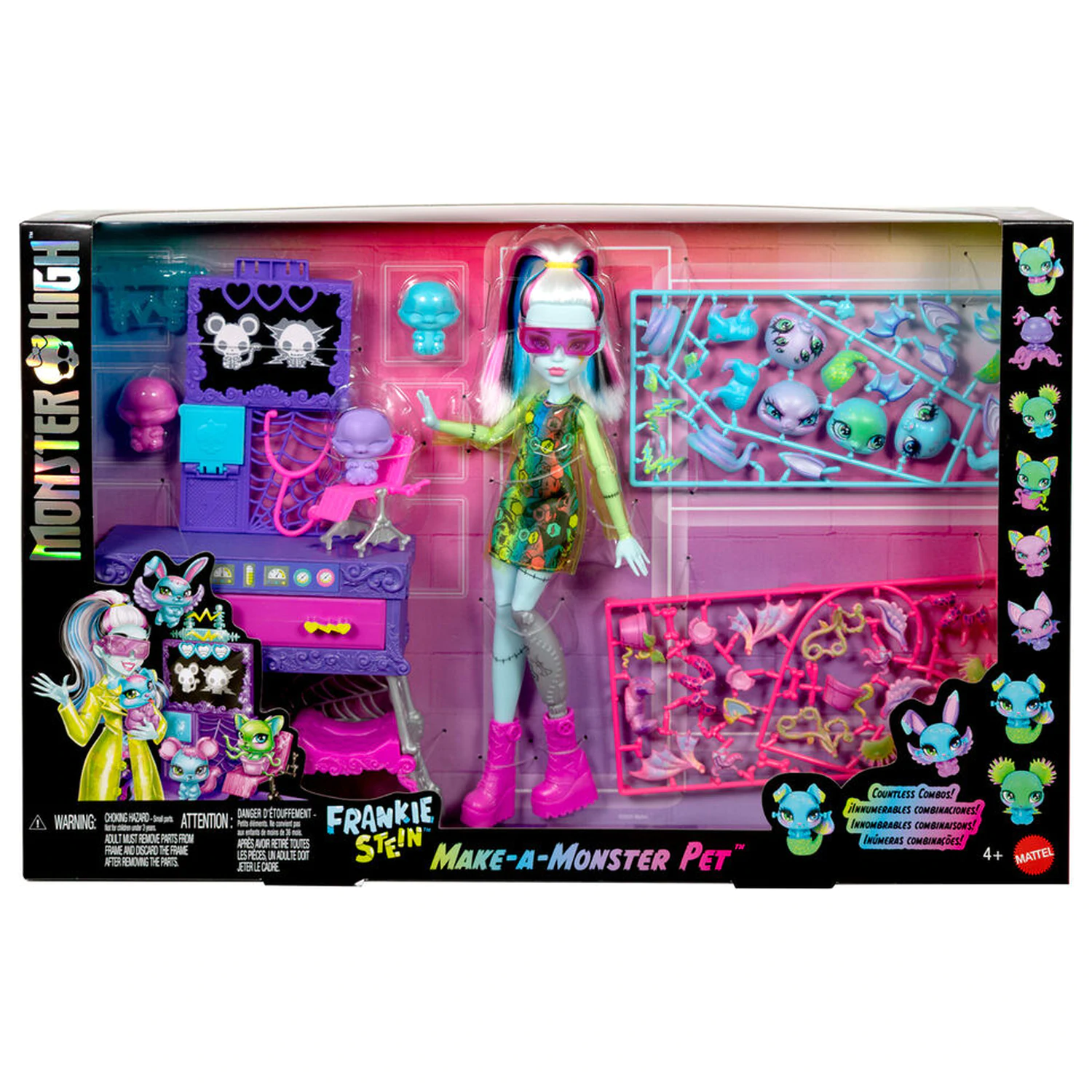 Monster High Frankie Stein + papusa de laborator poza produsului