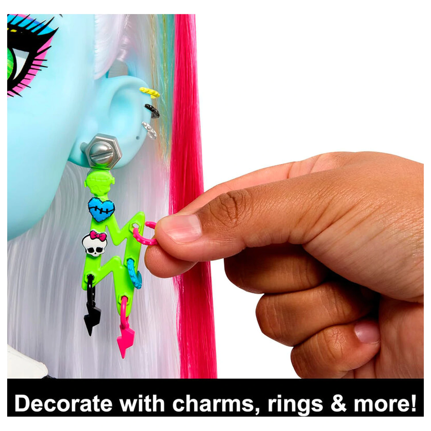 Monster High Frankie Papusa tip cap pentru coafuri poza produsului