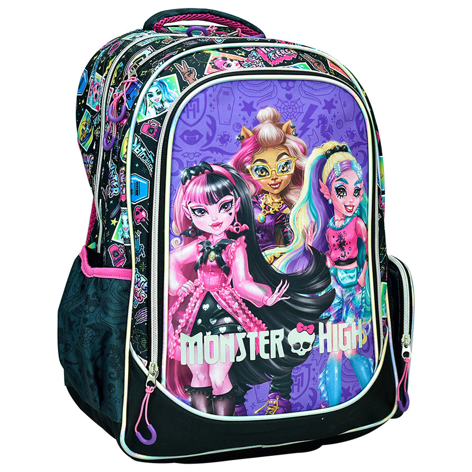 Monster High Ghoul Trio ghiozdan scoala, geanta 46 cm poza produsului