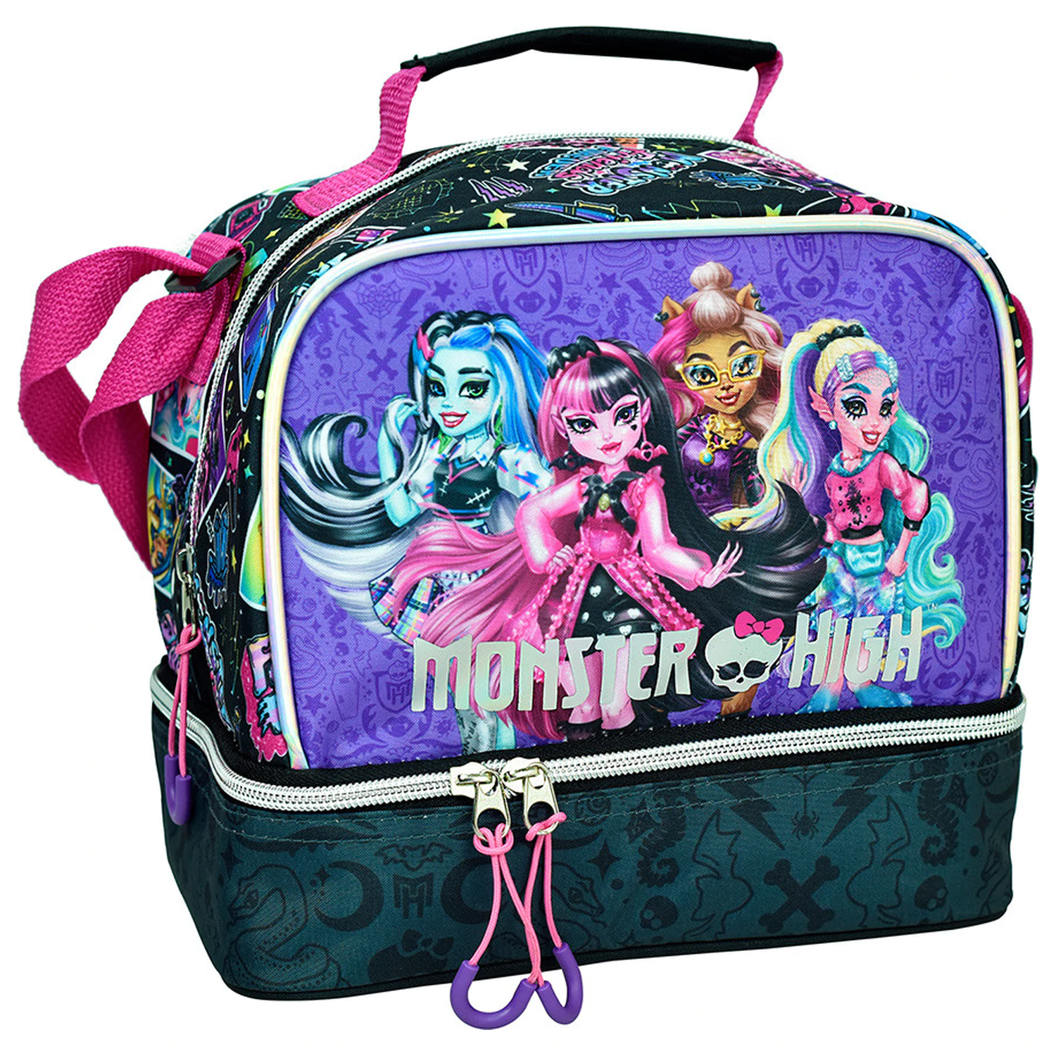Monster High Ghoul Trio geanta termoizolanta pentru pranz 21 cm poza produsului