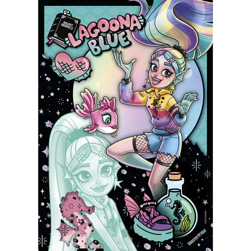 Monster High Lagoona Blue puzzle 150 piese poza produsului