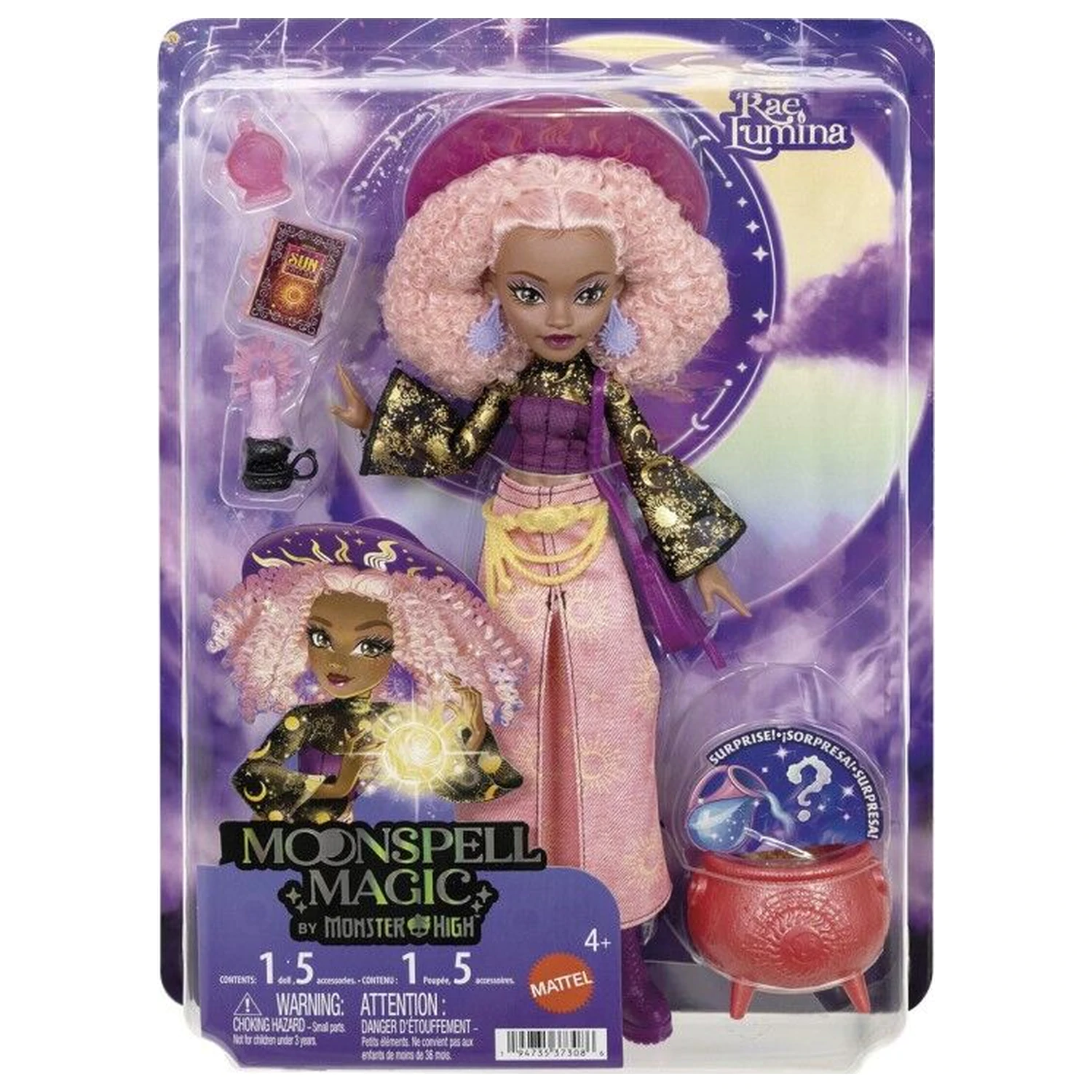 Păpușa Monster High Moonspell High Rae Sun poza produsului