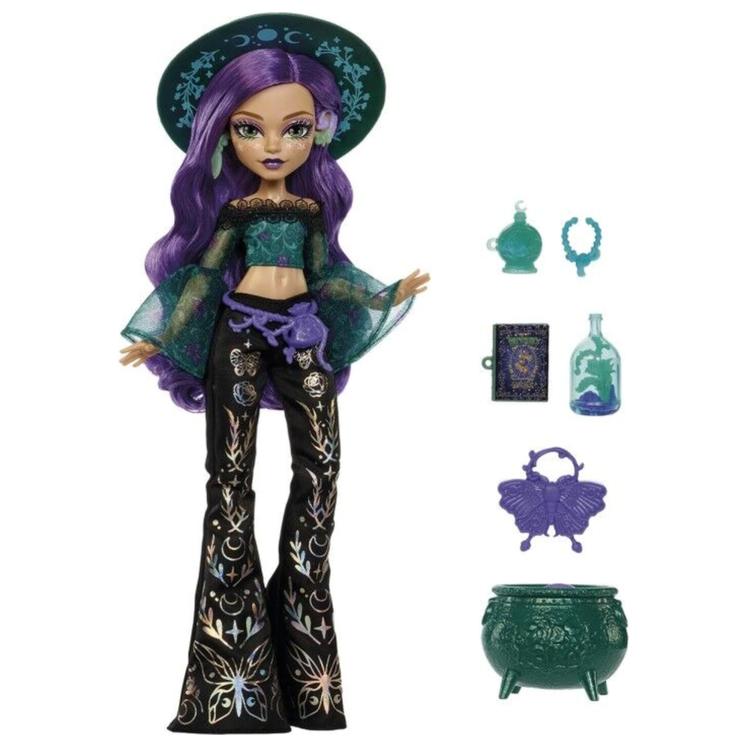 Monster High Moonspell High Willow Natur Papusa poza produsului