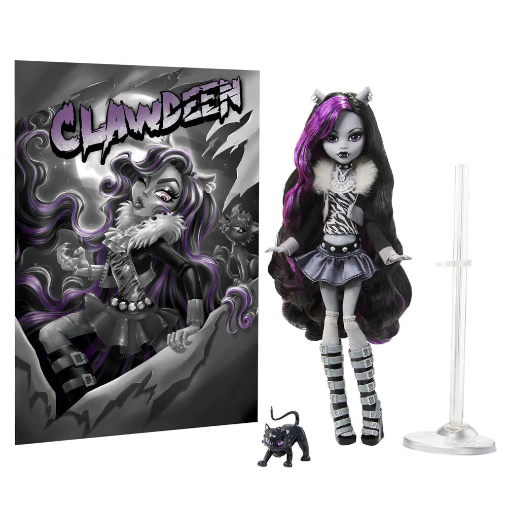 Păpușă Monster High Reel Drama Clawdeen Wolf poza produsului