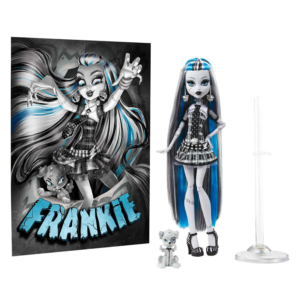 Păpușă Monster High Reel Drama Frankie Stein poza produsului