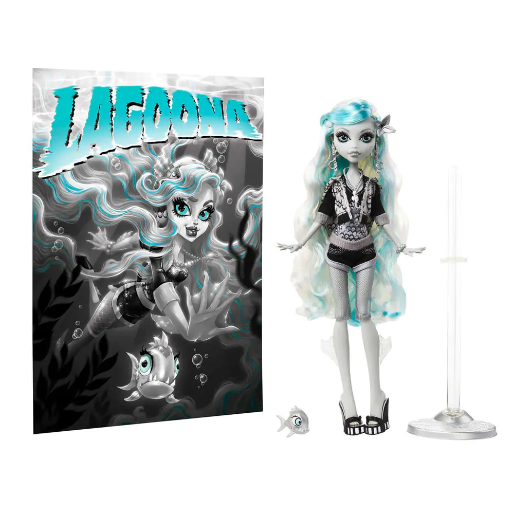 Păpușă Monster High Reel Drama Lagoona Blue poza produsului