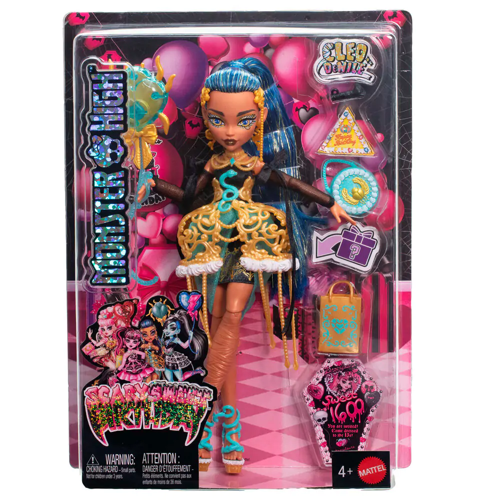 Monster High Scary Sweet Birthday 1600 Păpușă Cleo De Nile poza produsului