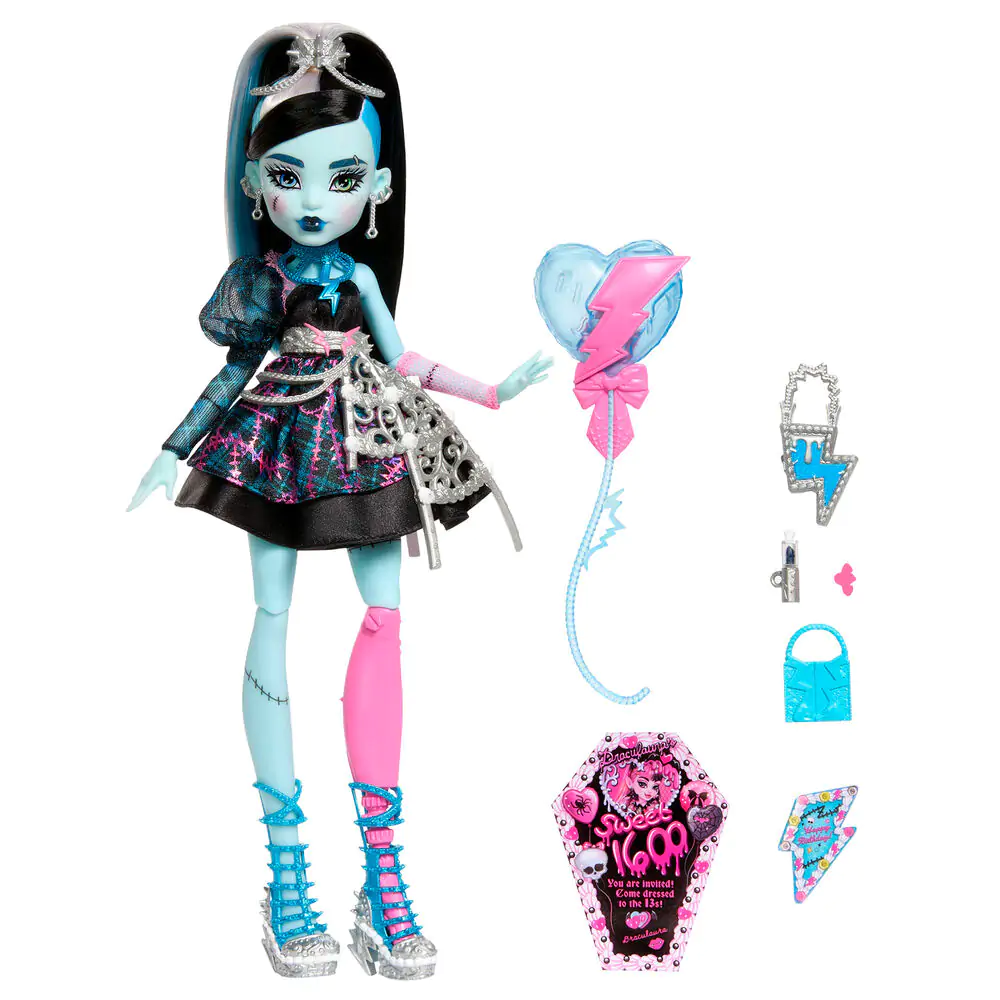 Păpușă Monster High Scary Sweet Birthday 1600 Frankie Stein poza produsului