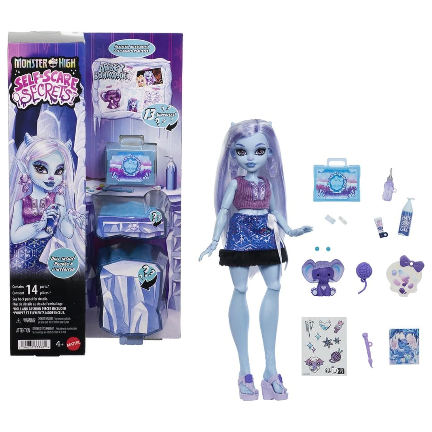 Monster High Self-Scare Secrets Papusa Abbey Bominable poza produsului