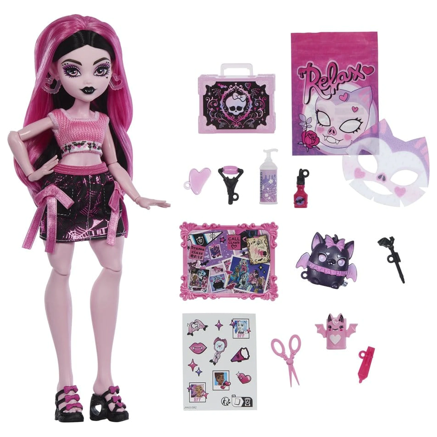 Monster High Papusa Draculaura Secretele Spaimei de Sine poza produsului