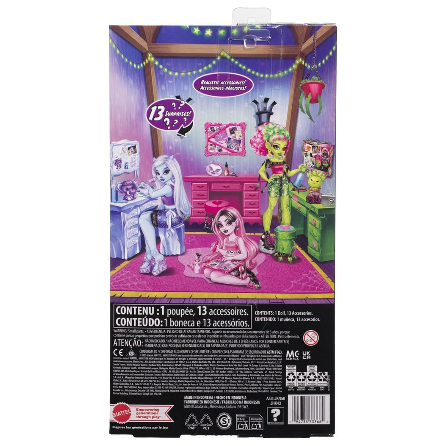 Monster High Papusa Draculaura Secretele Spaimei de Sine poza produsului