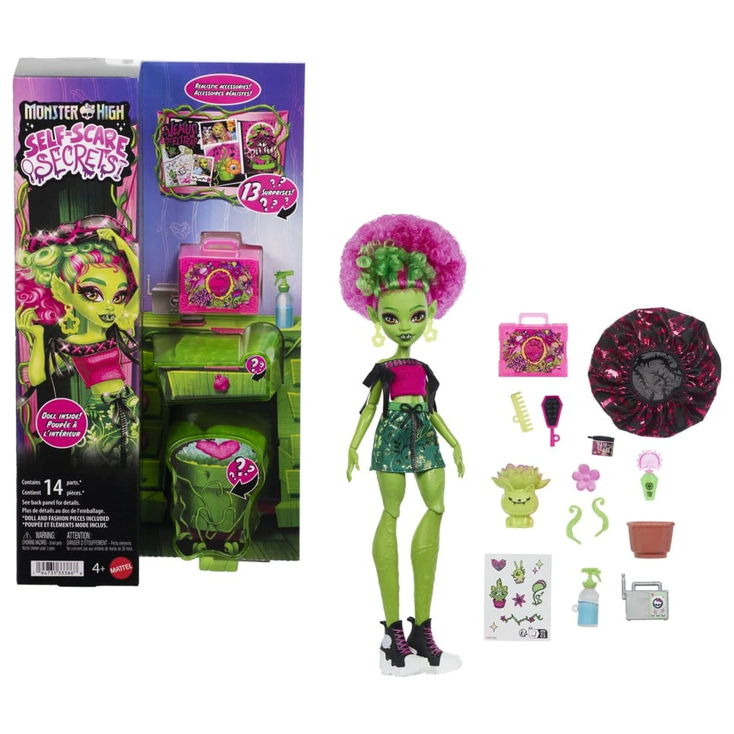 Monster High Papusa Self-Scare Secrets Venus McFlytrap poza produsului
