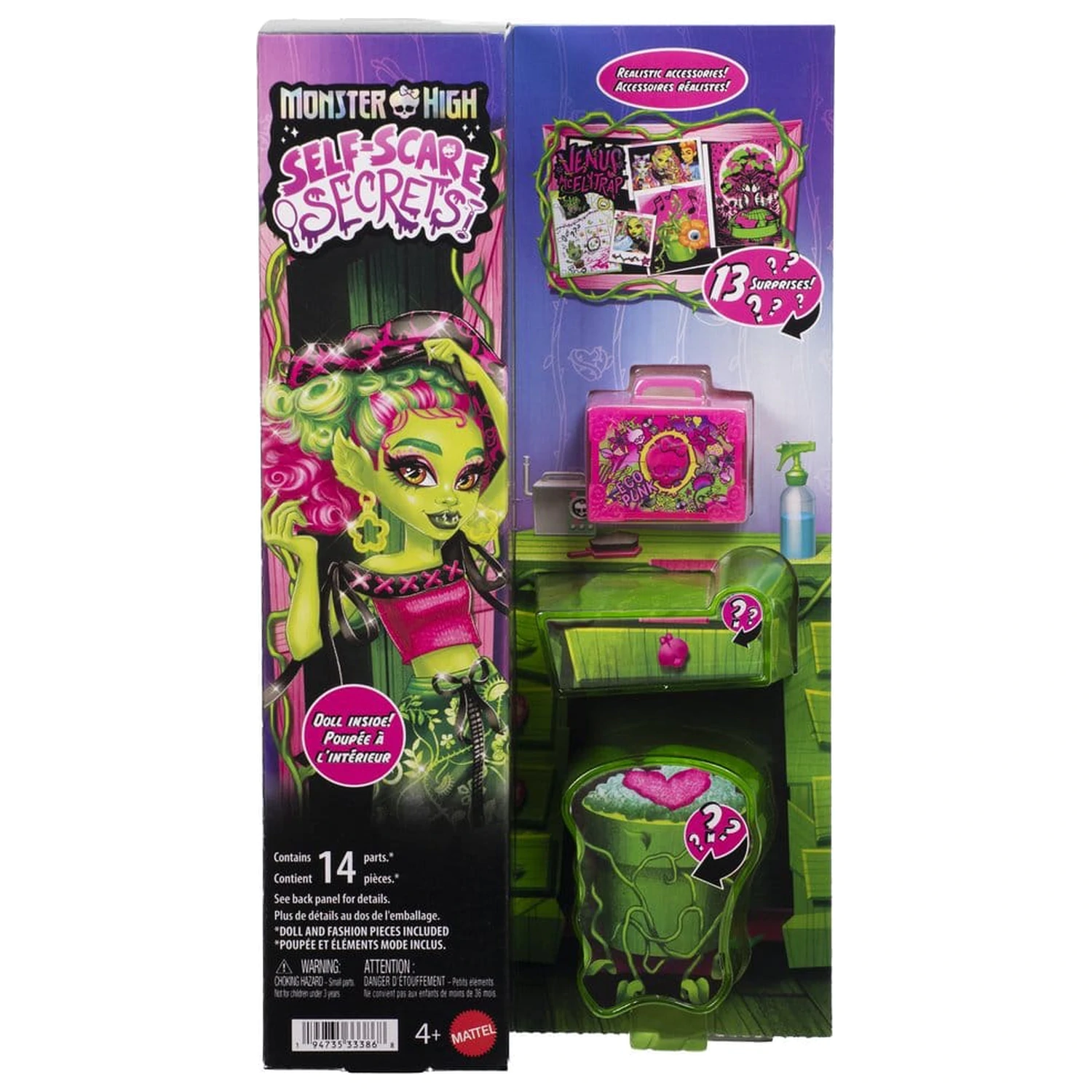 Monster High Papusa Self-Scare Secrets Venus McFlytrap poza produsului