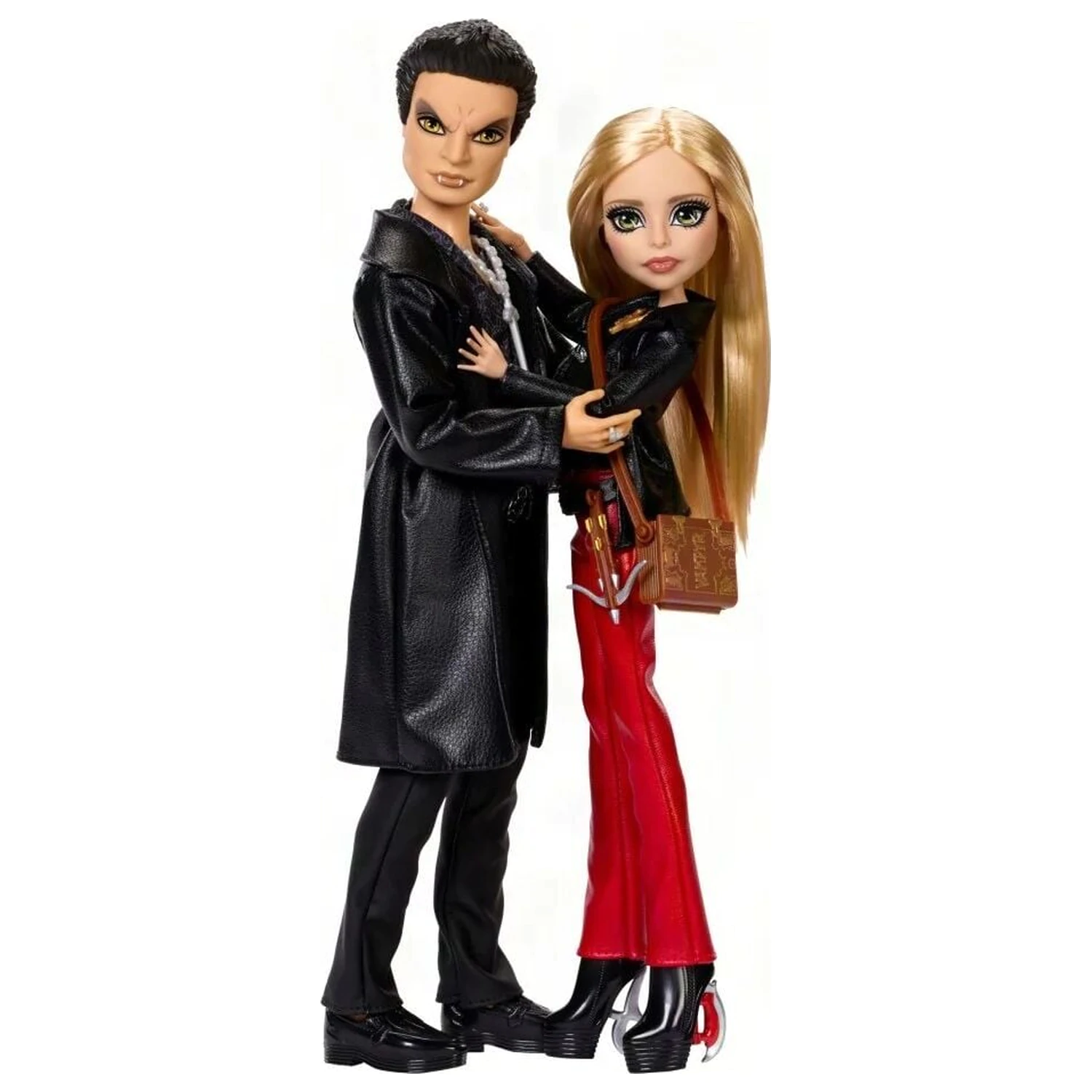 Monster High Skullector Buffy the Vampire Slayer Buffy & Angel set 2 păpuși poza produsului