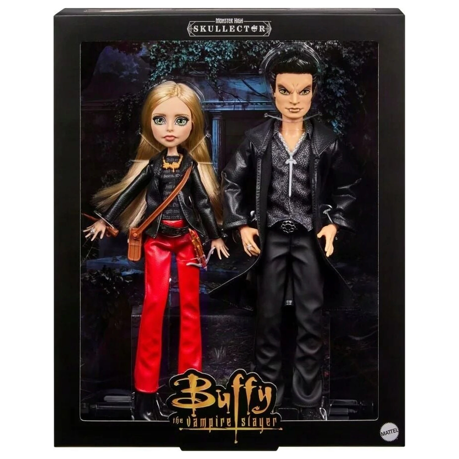 Monster High Skullector Buffy the Vampire Slayer Buffy & Angel set 2 păpuși poza produsului