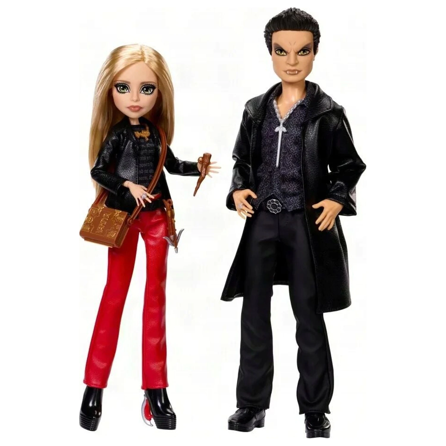Monster High Skullector Buffy the Vampire Slayer Buffy & Angel set 2 păpuși poza produsului