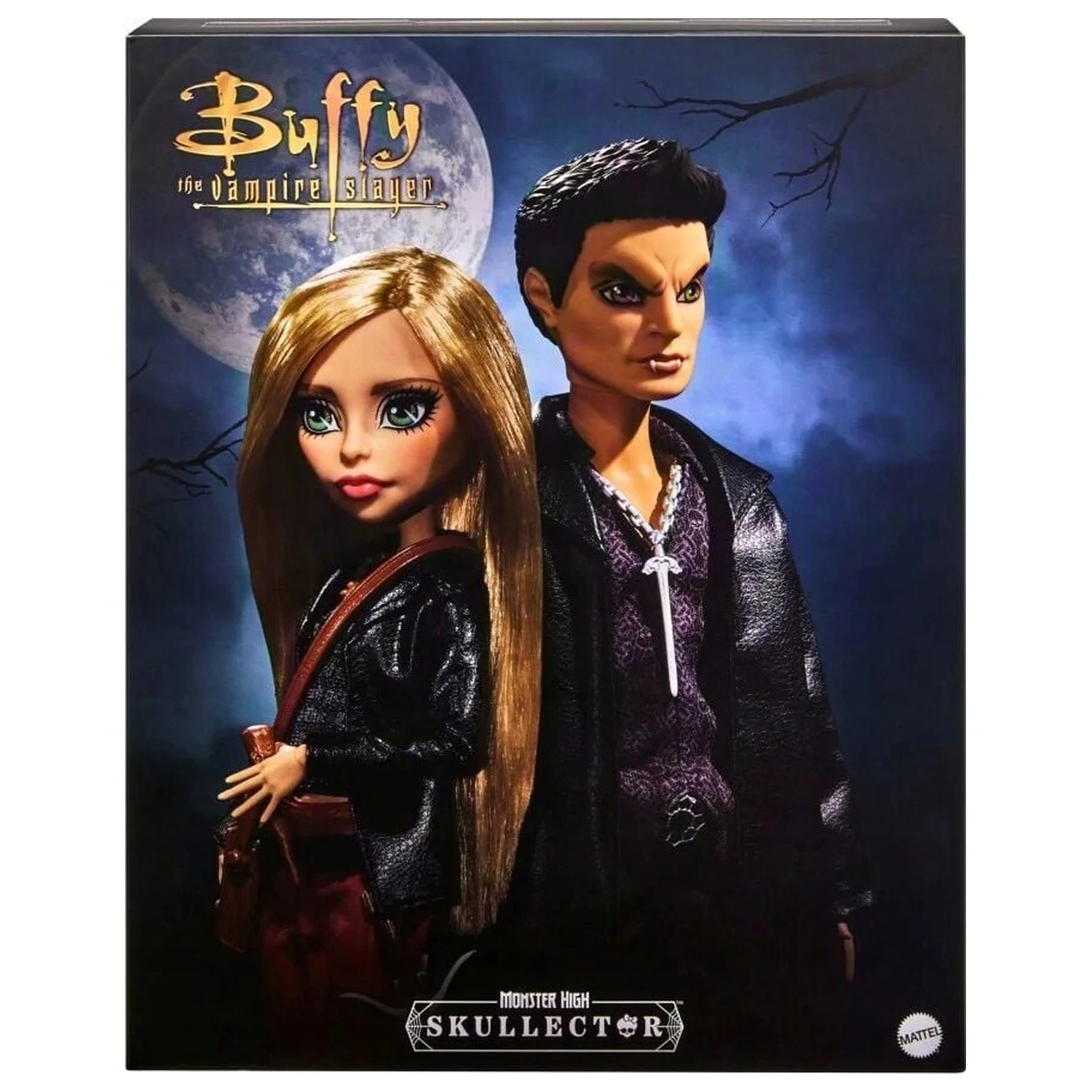 Monster High Skullector Buffy the Vampire Slayer Buffy & Angel set 2 păpuși poza produsului