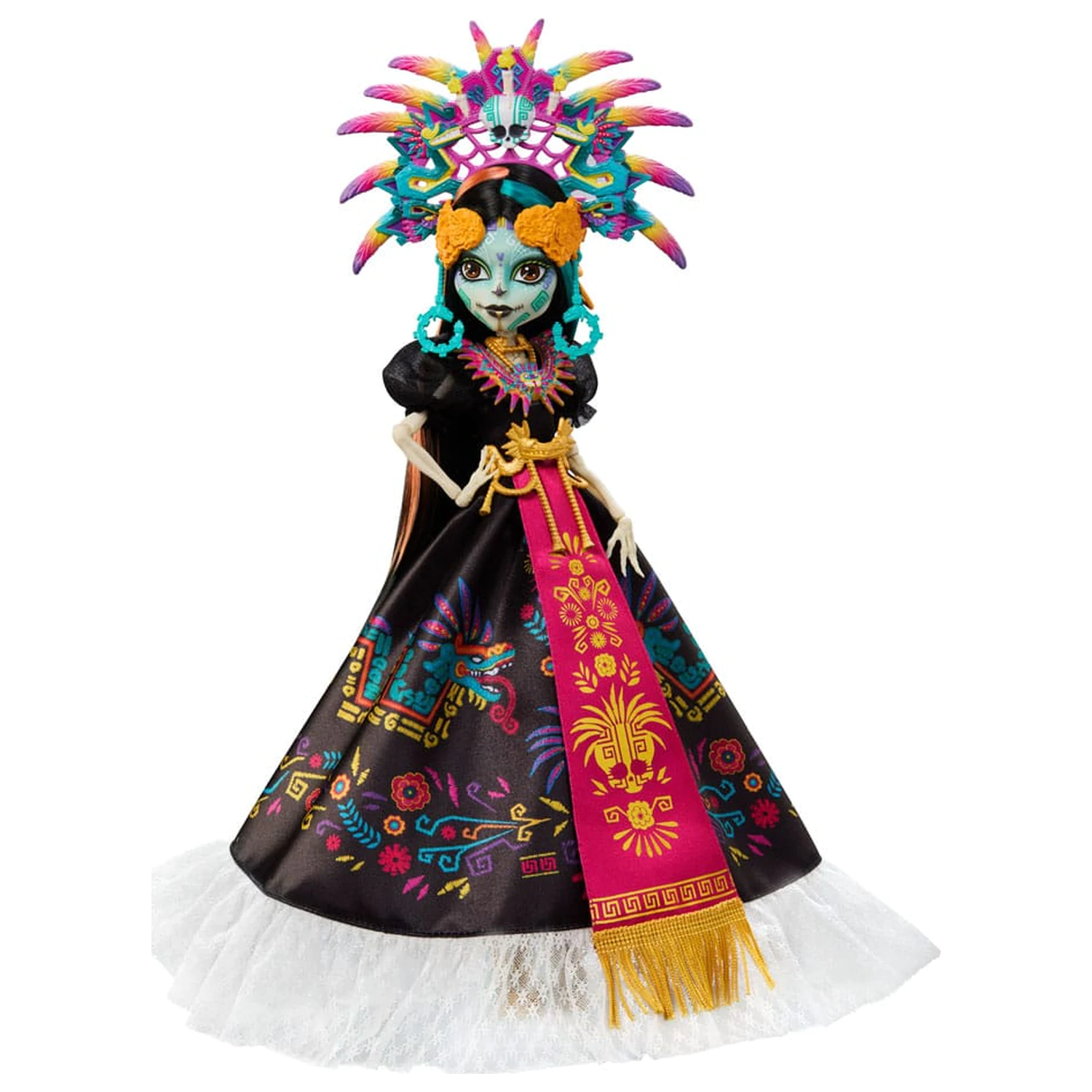 Păpușă Monster High Skullector Skelita Calaveras Día de Muertos Ediție 32 cm poza produsului