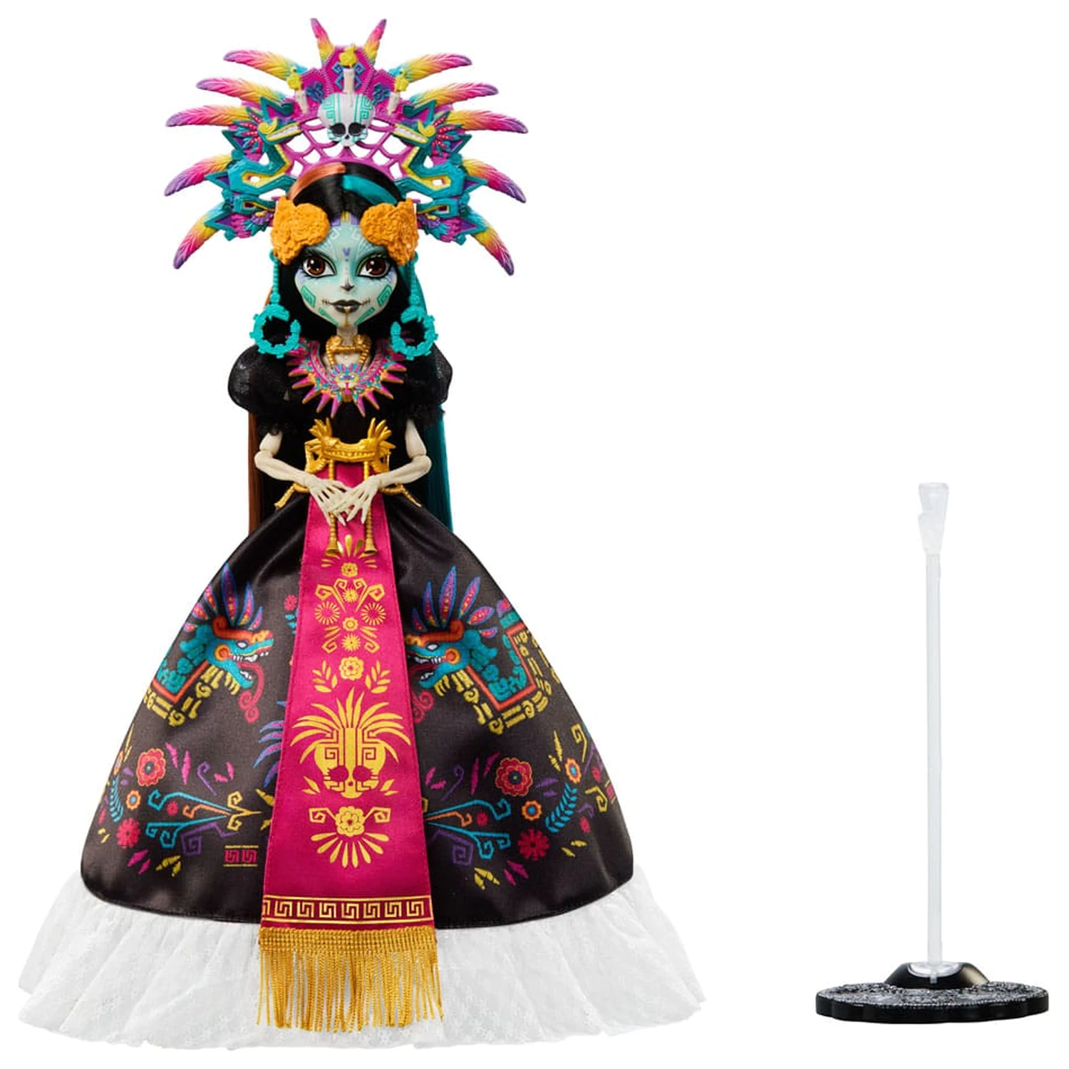 Păpușă Monster High Skullector Skelita Calaveras Día de Muertos Ediție 32 cm poza produsului