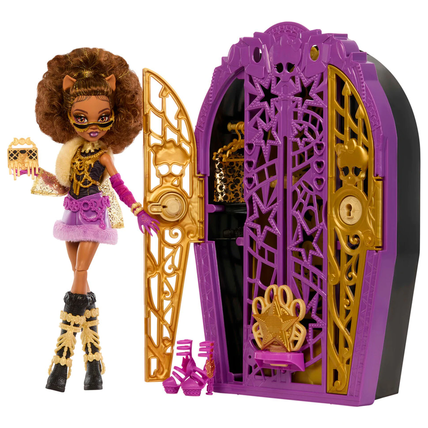 Monster High Skulltimate Secrets Hauntlywood Mysteries papusa Clawdeen poza produsului