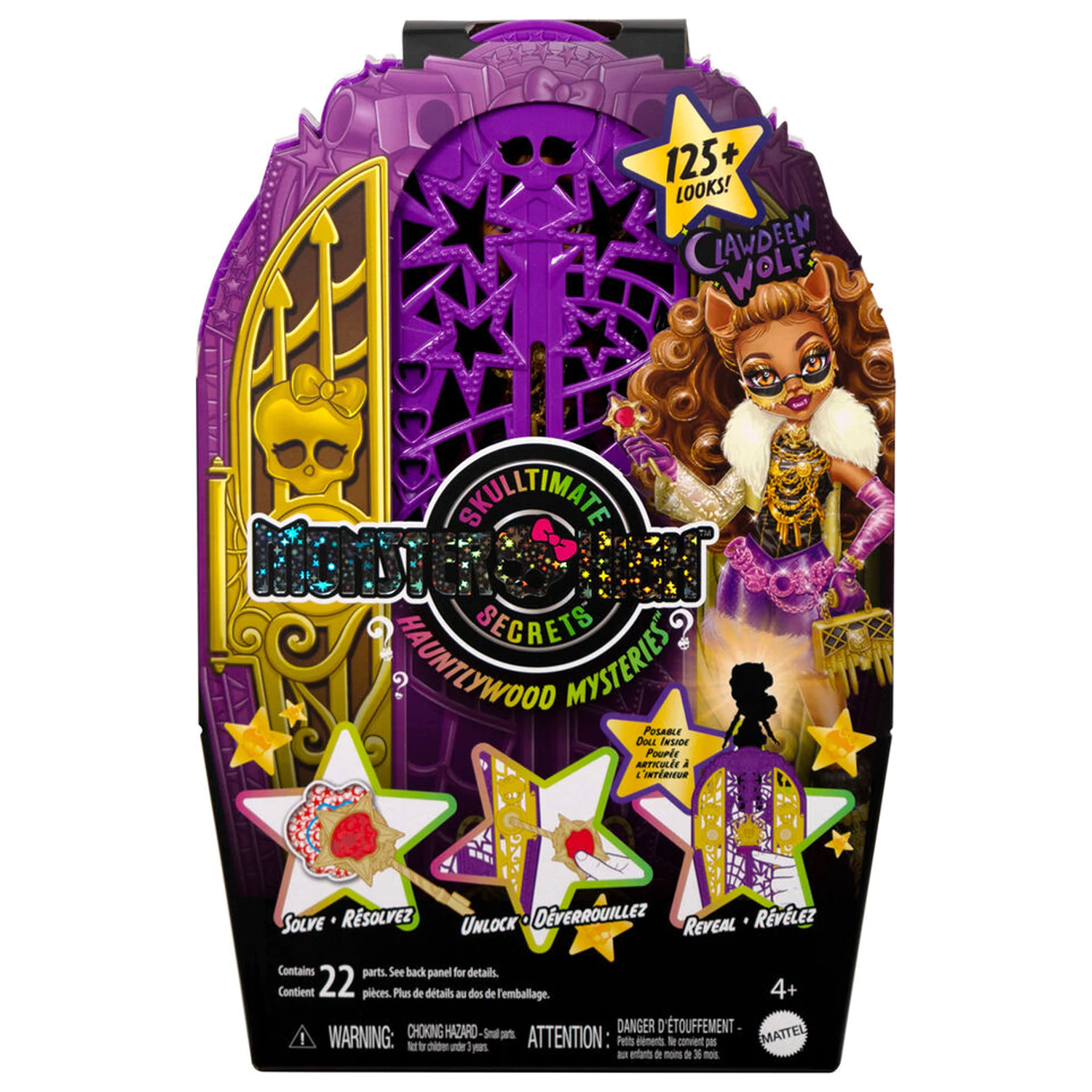 Monster High Skulltimate Secrets Hauntlywood Mysteries papusa Clawdeen poza produsului