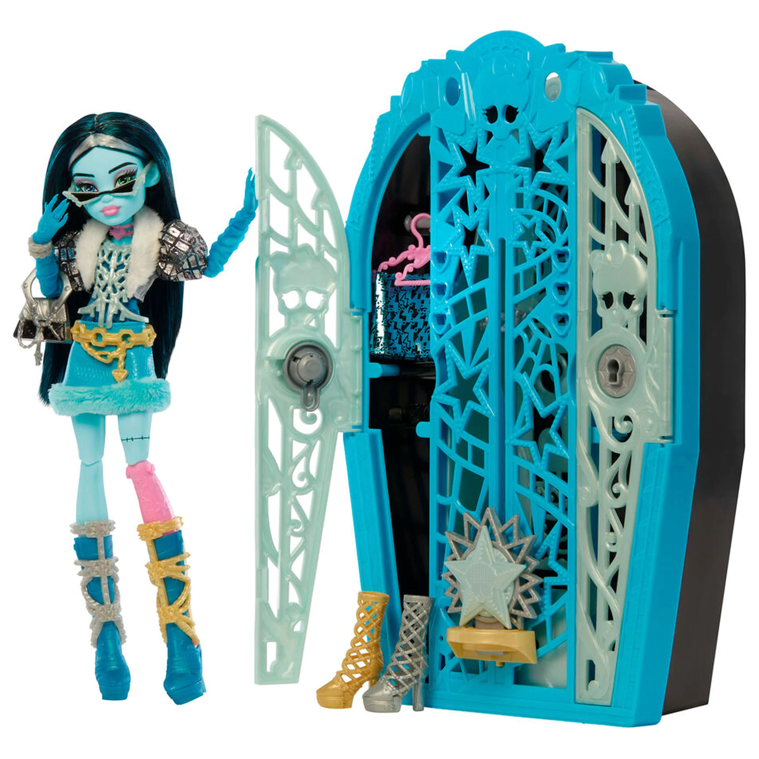 Monster High Skulltimate Secrets Hauntlywood Mysteries papusa Frankie poza produsului