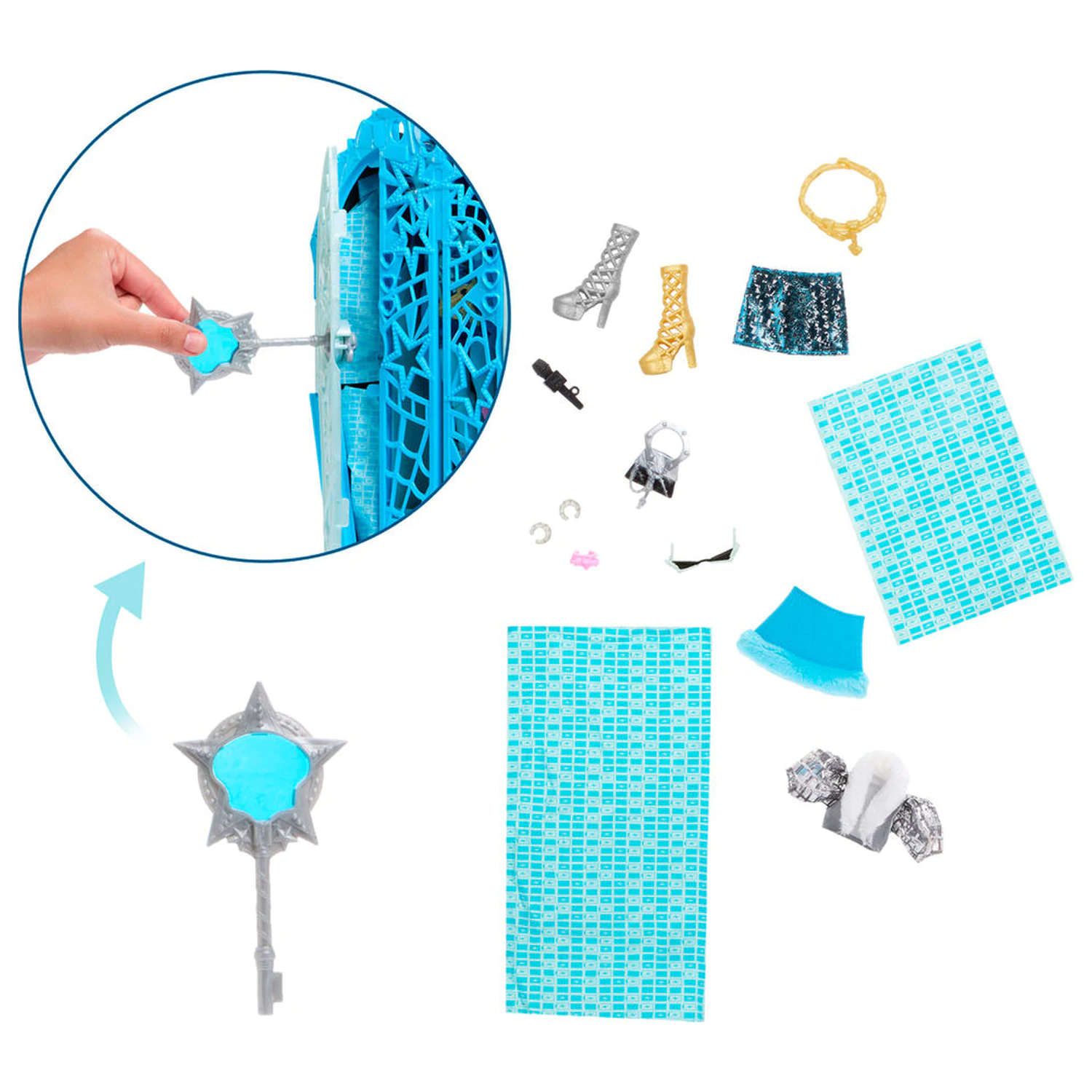 Monster High Skulltimate Secrets Hauntlywood Mysteries papusa Frankie poza produsului