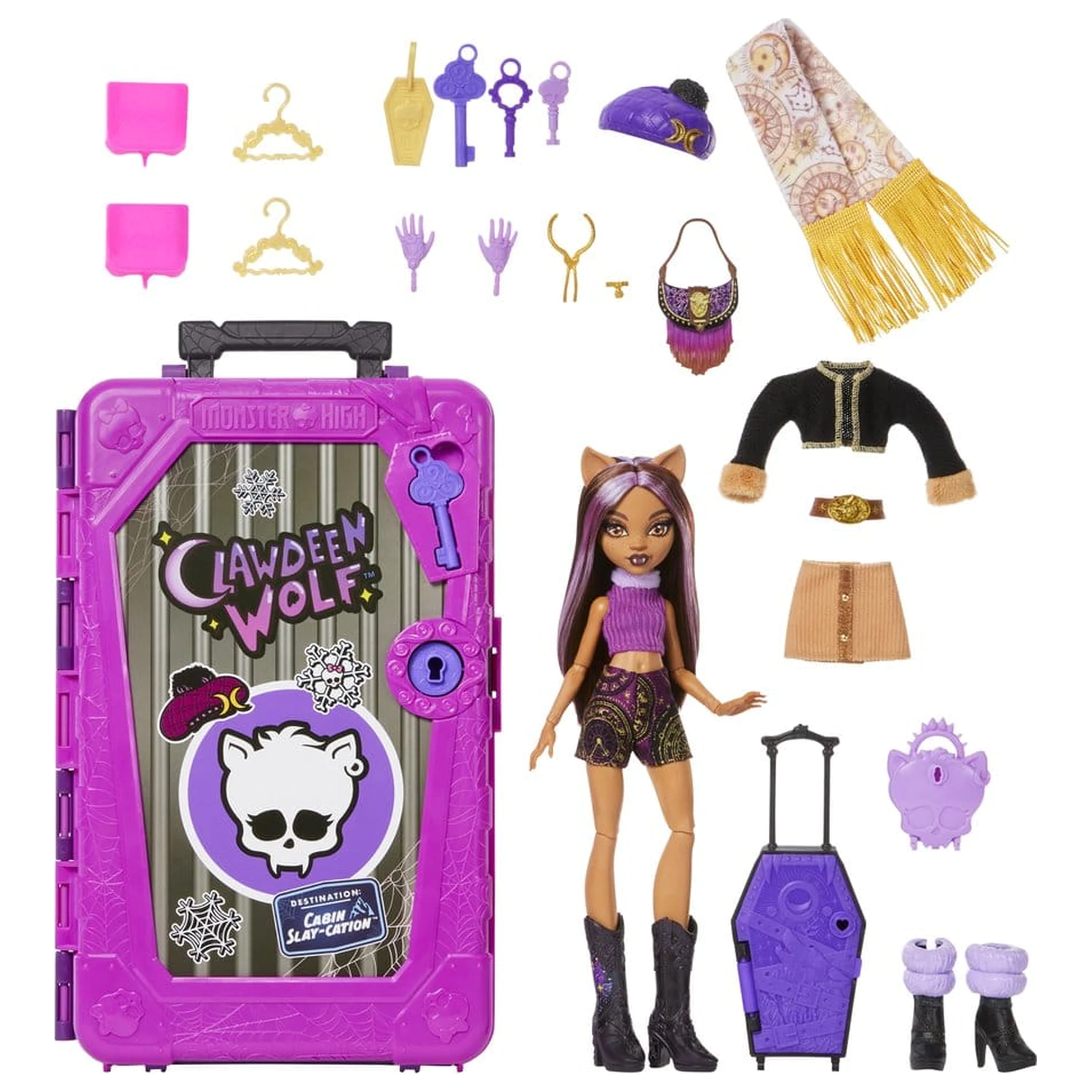 Monster High Skulltimate Secrets Papusa Clawdeen Wolf poza produsului