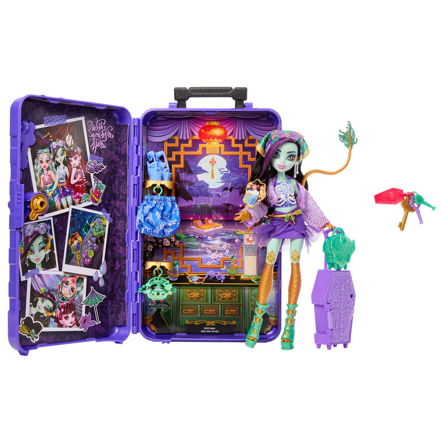 Monster High Skulltimate Secrets Series 7 Jinafire papusa poza produsului