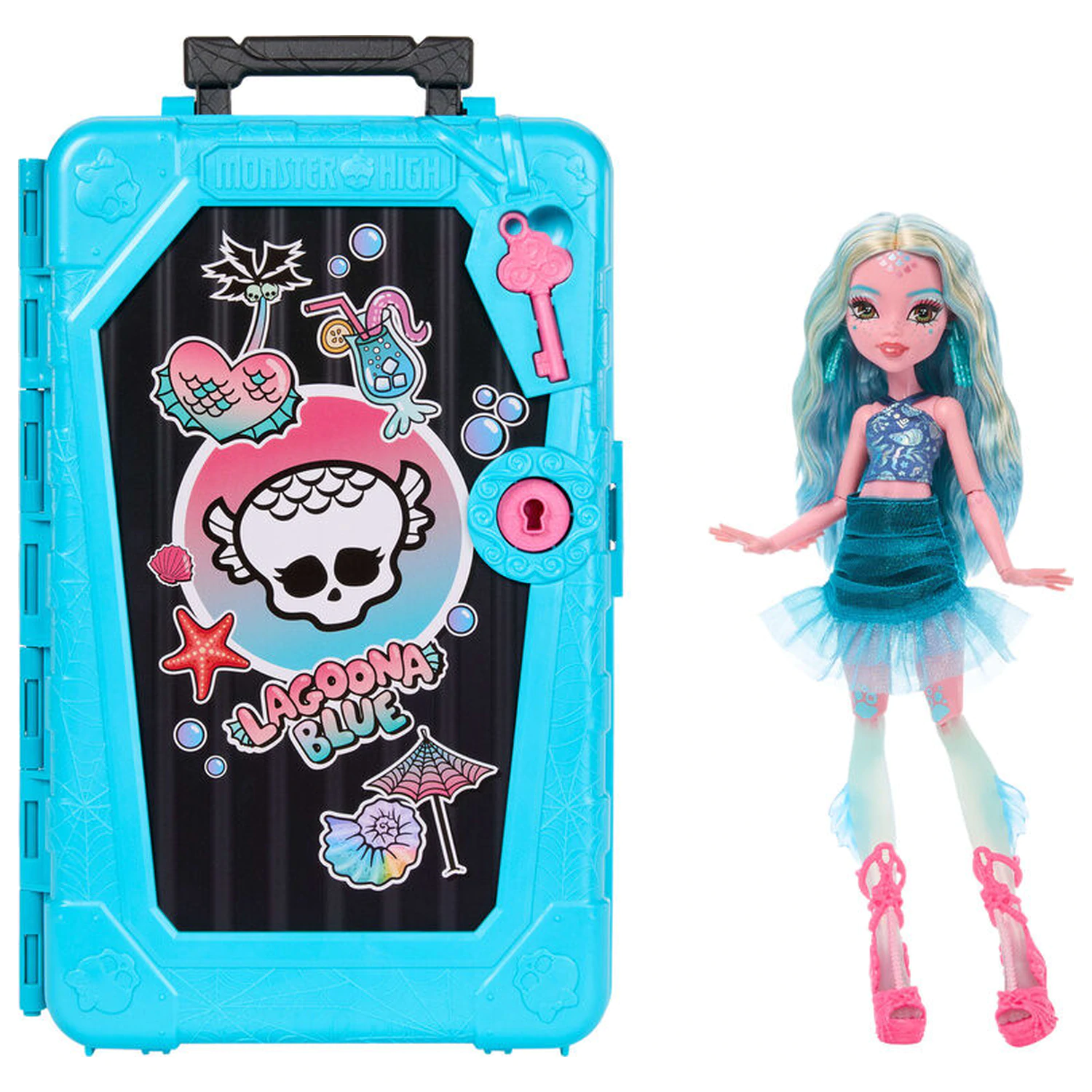 Monster High Skulltimate Secrets Series 7 Lagoona Blue papusa poza produsului