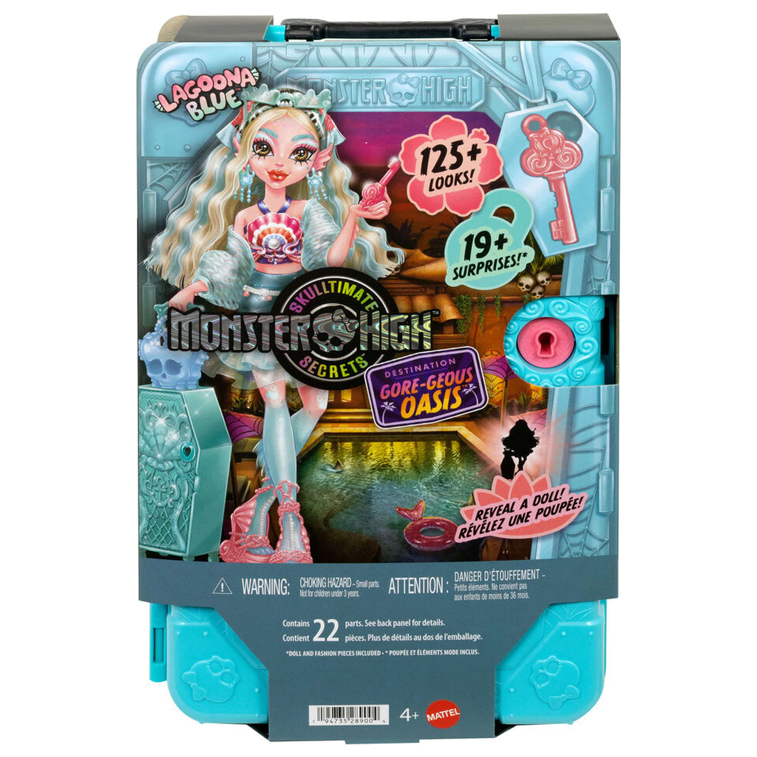 Monster High Skulltimate Secrets Series 7 Lagoona Blue papusa poza produsului