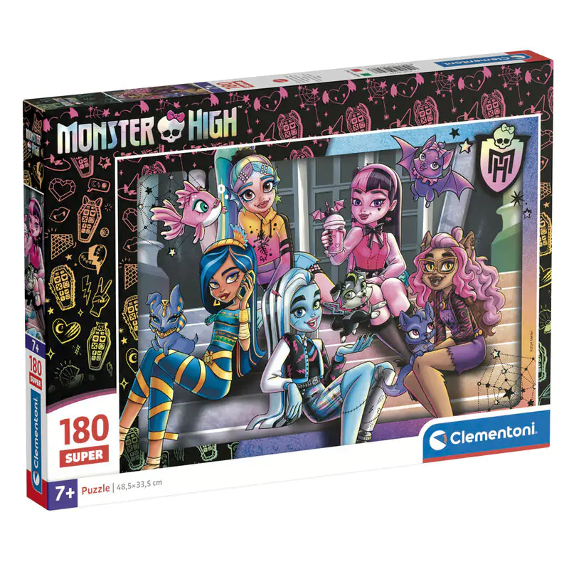 Monster High super puzzle 180 piese poza produsului