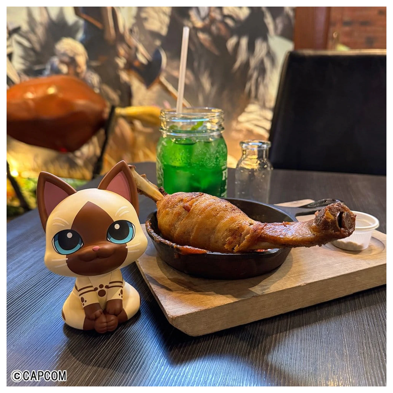 Monster Hunter Look Up PVC Figurina Airou 11 cm poza produsului