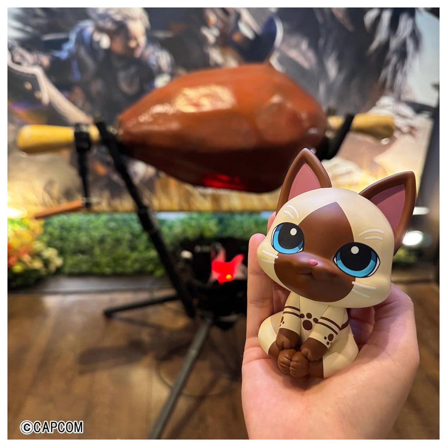 Monster Hunter Look Up Figurina PVC Airou 11 cm (cu cadou) poza produsului