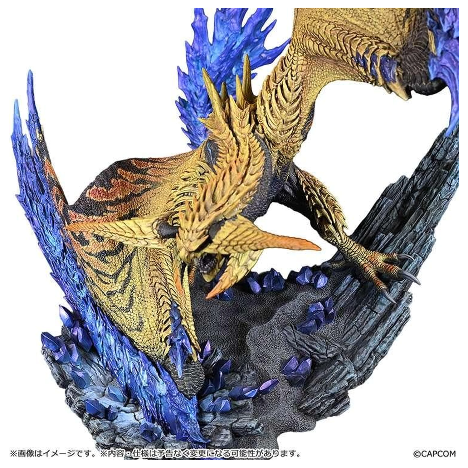 Monster Hunter Shining Thunder Wyvern Rey Dau Statuie 28 cm poza produsului