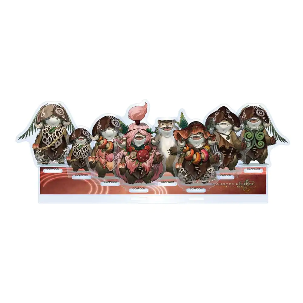 Monster Hunter Wilds Suport Acrilic Plumpeach Set 15 cm poza produsului