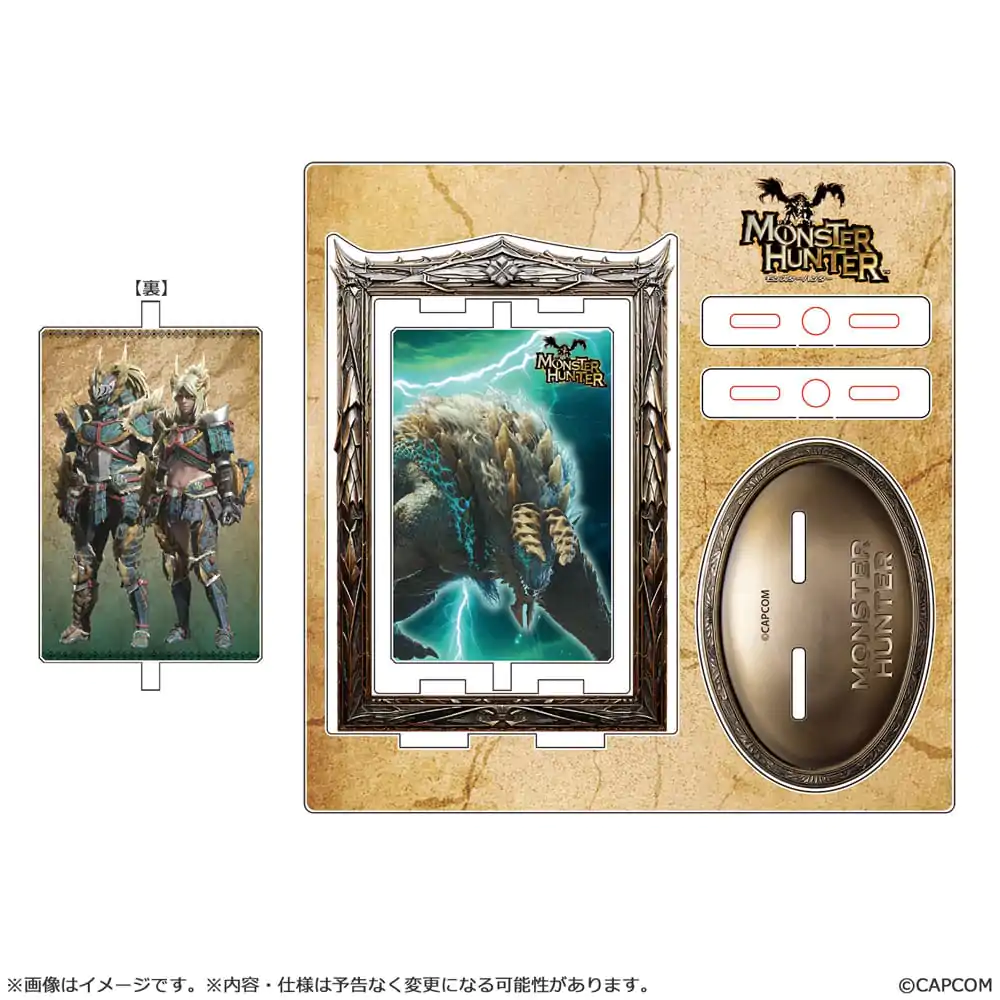 Monster Hunter Acrilic Stand Zinogre Rotativ 14 cm poza produsului