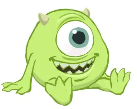 Monsters, Inc. / Monsters University Pușculiță Mike Wazowski 15 cm poza produsului