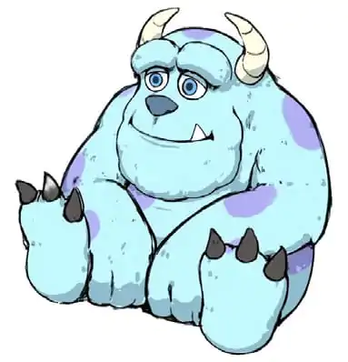 Monsters, Inc. / Monsters University Pușculiță Sulley 15 cm poza produsului