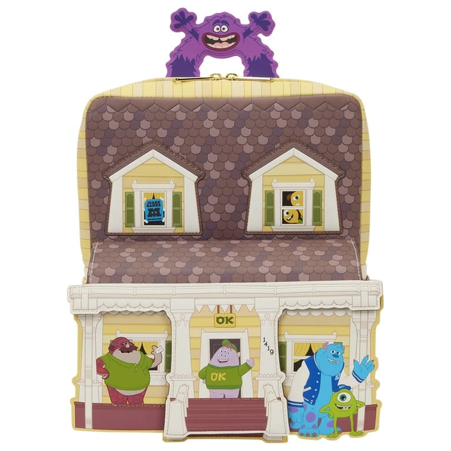 Monsters University Oozma Kappa House Figural Mini Rucsac poza produsului