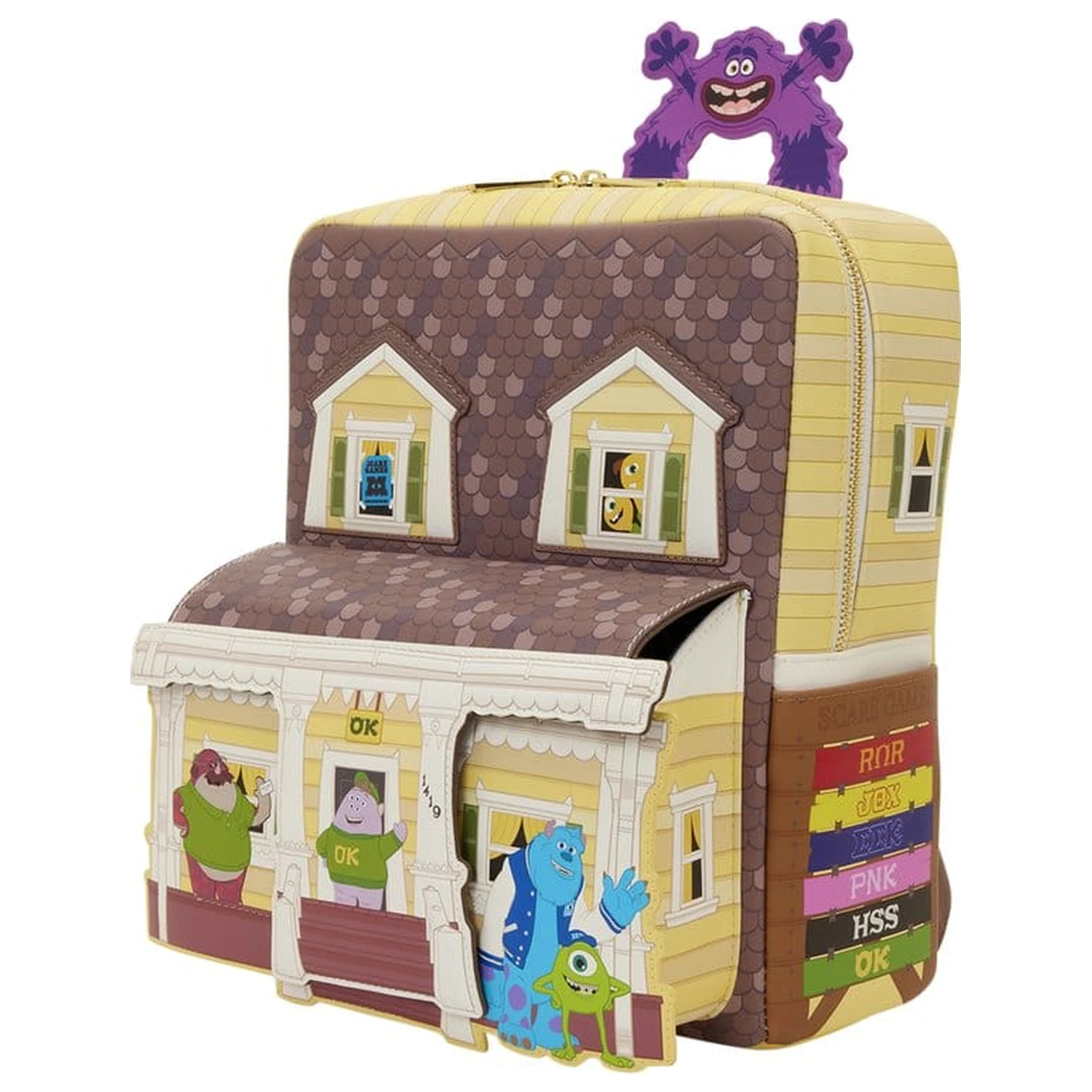 Monsters University Oozma Kappa House Figural Mini Rucsac poza produsului