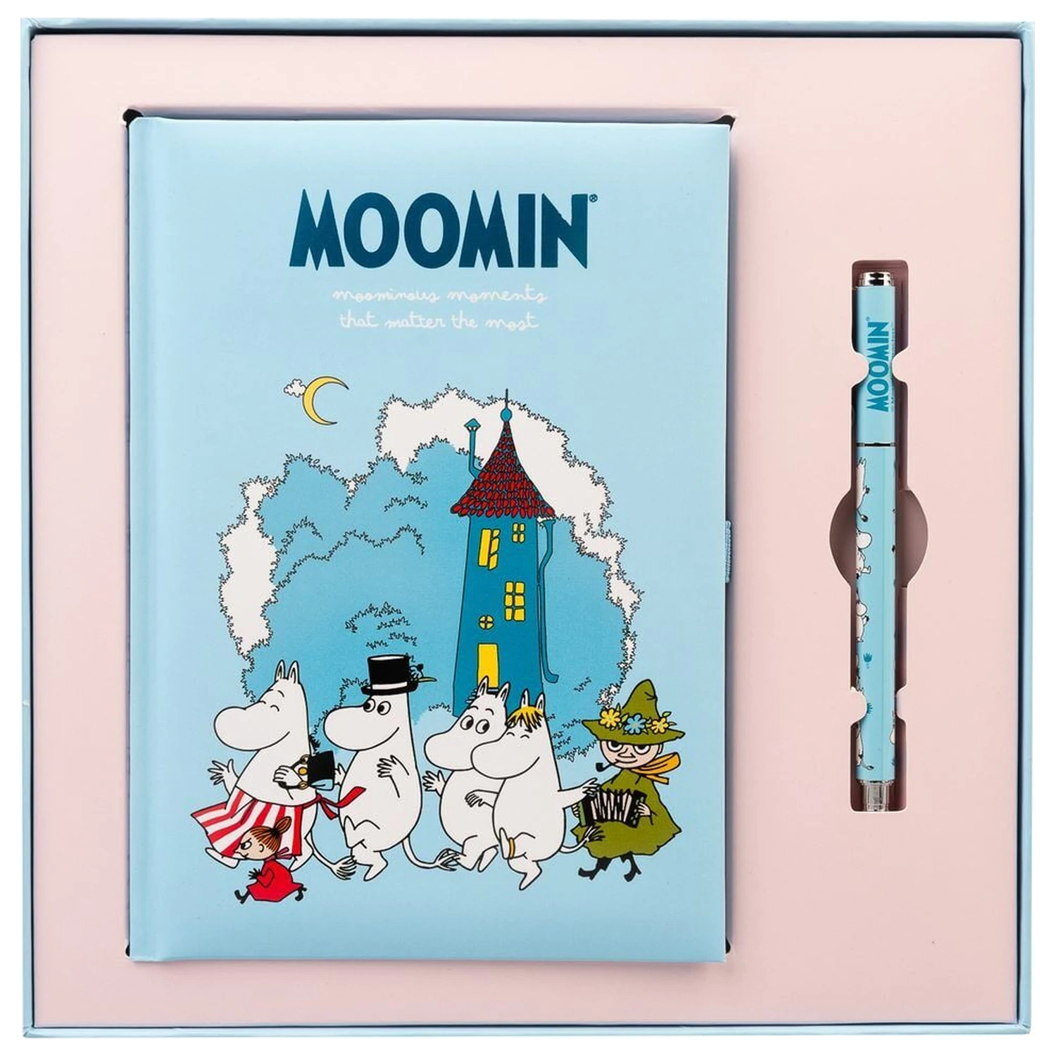 Moomin A5 set caiet si pix poza produsului