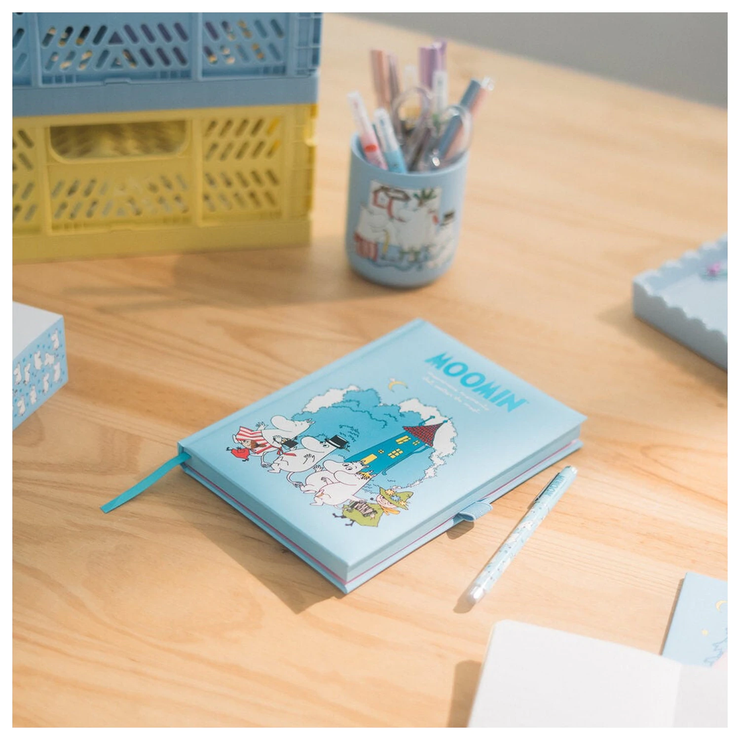 Moomin A5 set caiet si pix poza produsului