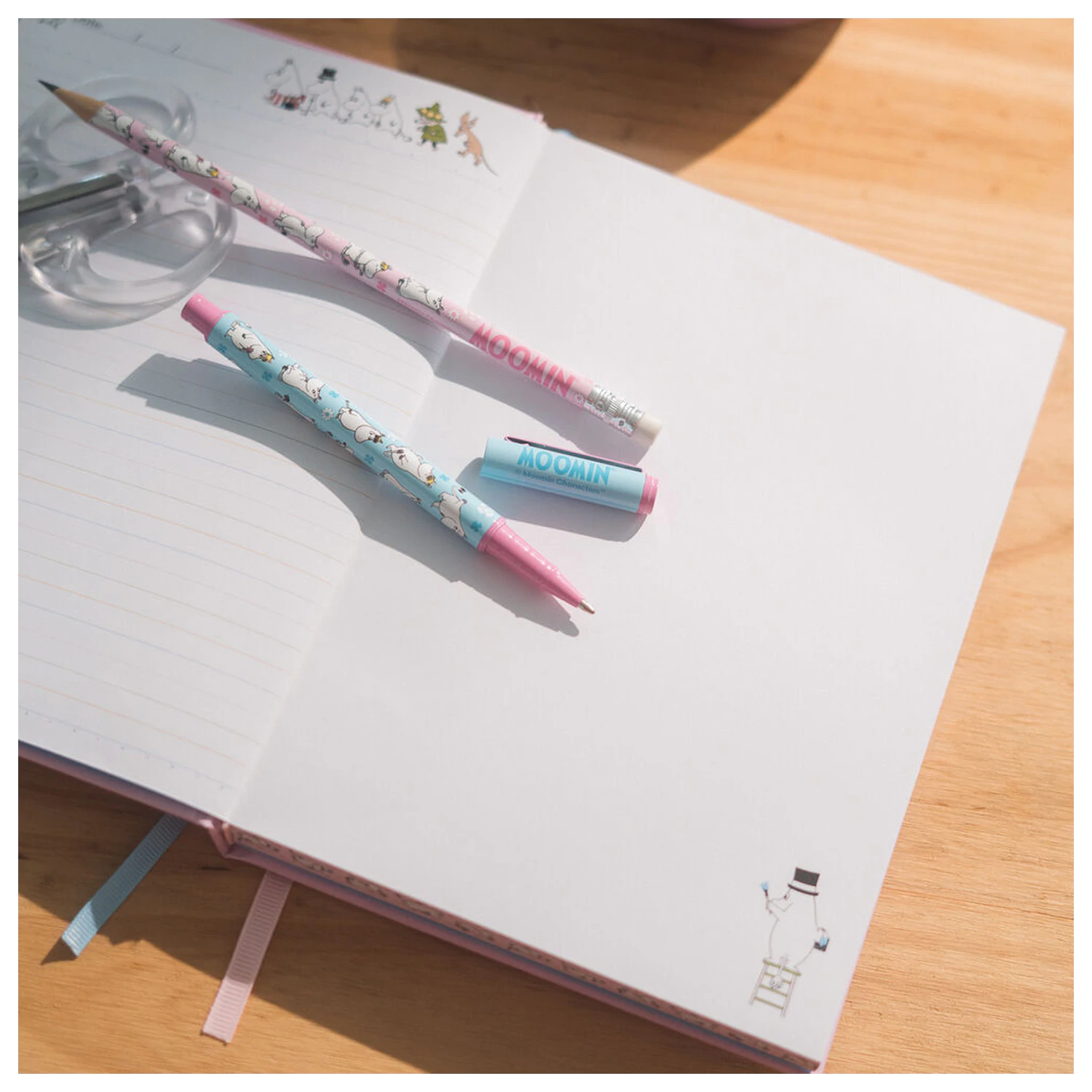 Moomin Set pencil case, pix si creion poza produsului