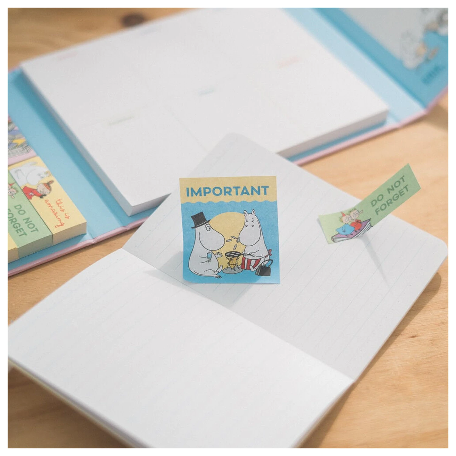 Moomin planner saptamanal cu notite autoadezive poza produsului