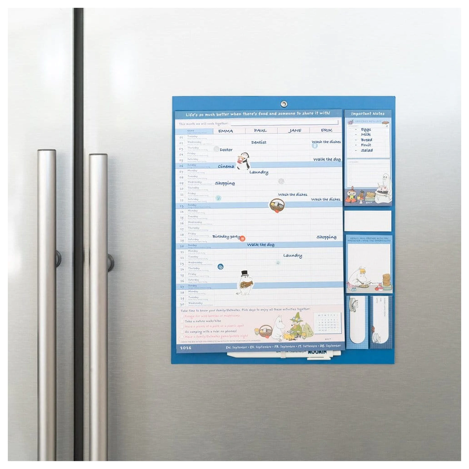 Moomin Magnetic Planner 2026/27 30 x 35 cm poza produsului