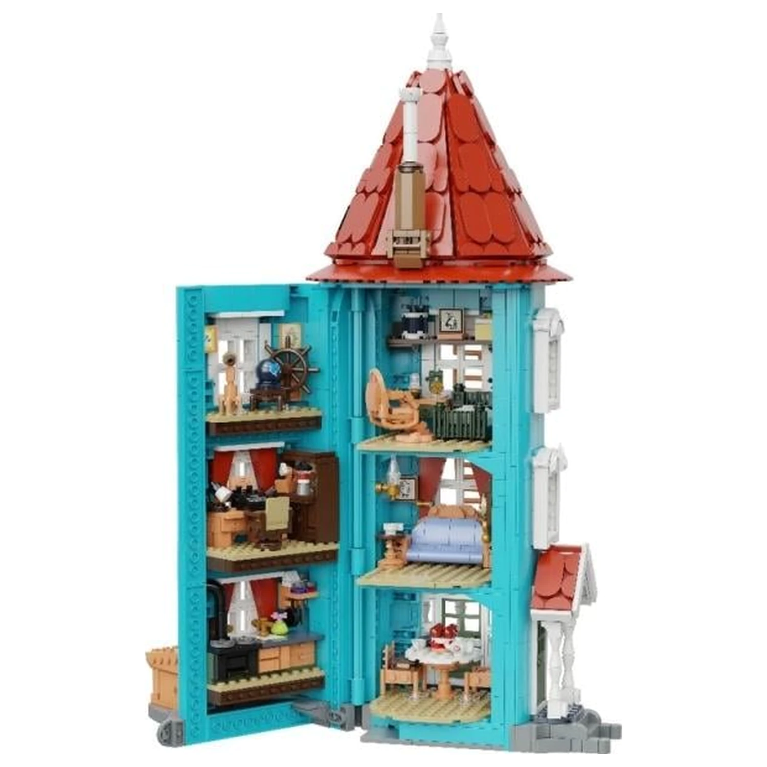 MOOMIN Moomin House Set de constructie 1757 piese poza produsului