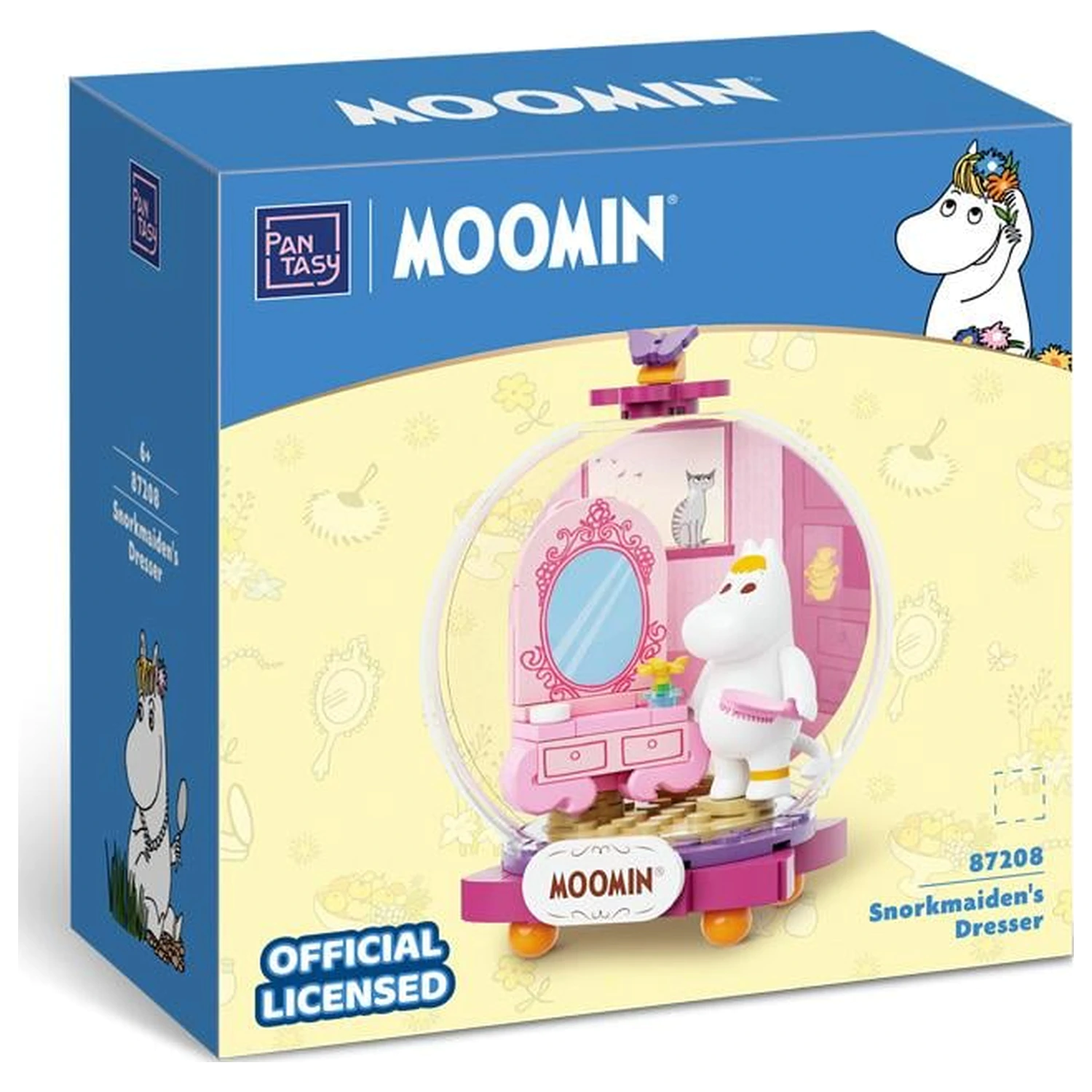 Moomin Snorkmaiden's Dresser Set de constructie 84 piese poza produsului